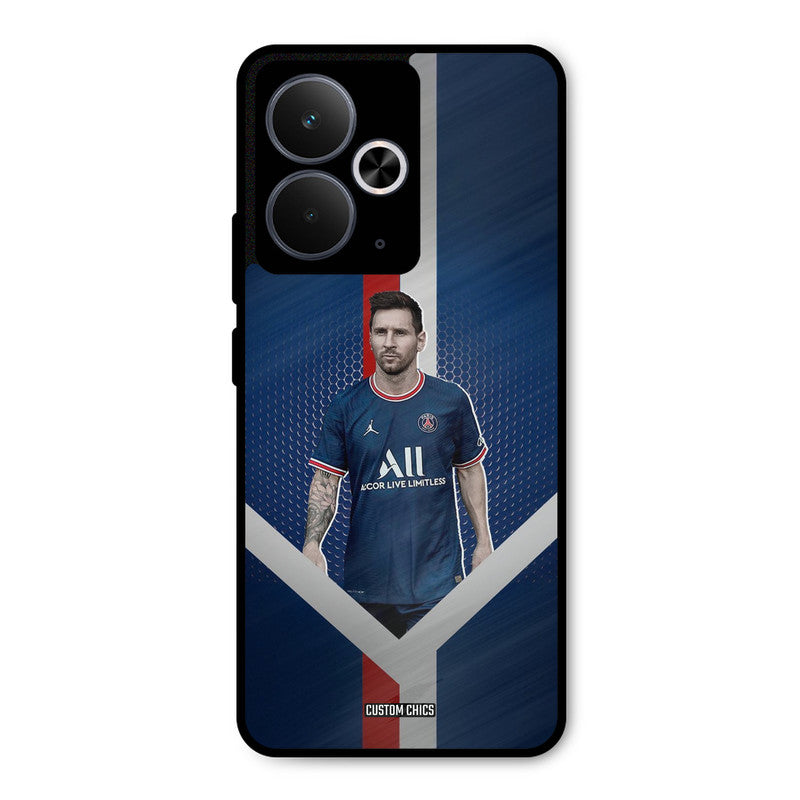 Messi Angle Art Realme 14T Mobile Back Cover - Sports PrintShield Case