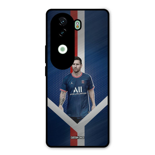Messi Angle Art Vivo V40e Mobile Back Cover - Sports PrintShield Case