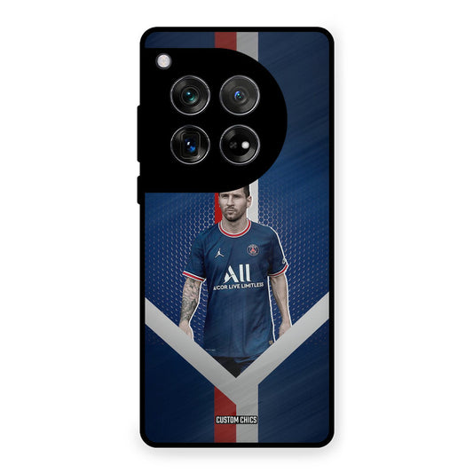 Messi Angle Art OnePlus 12 Mobile Back Cover - Sports PrintShield Case