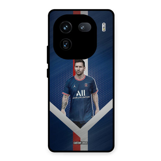 Messi Angle Art iQOO 12 Mobile Back Cover - Sports PrintShield Case