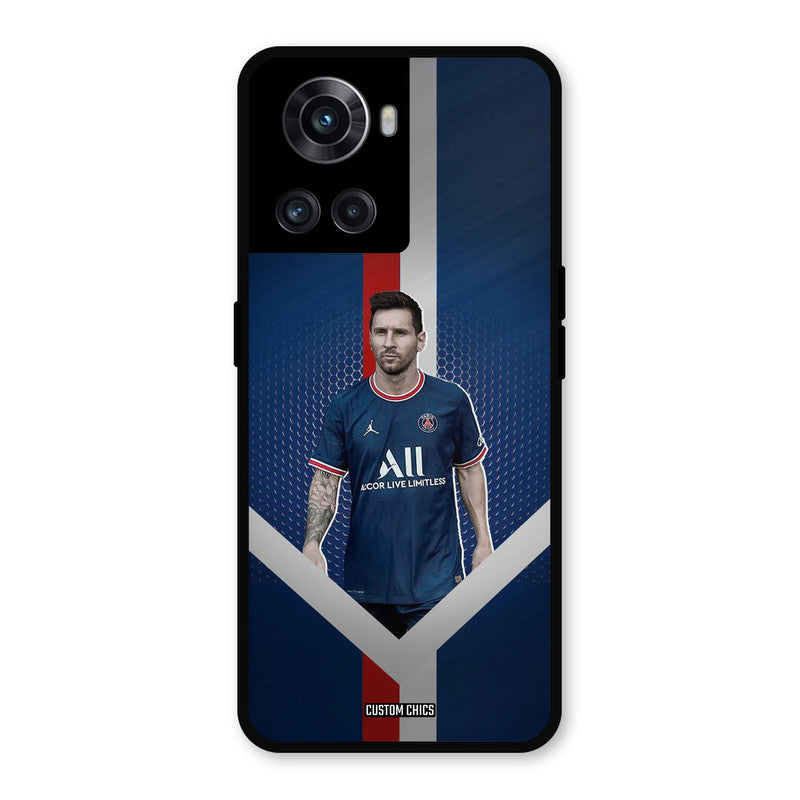 Messi Angle Art OnePlus 10R Mobile Back Cover - Sports PrintShield Case