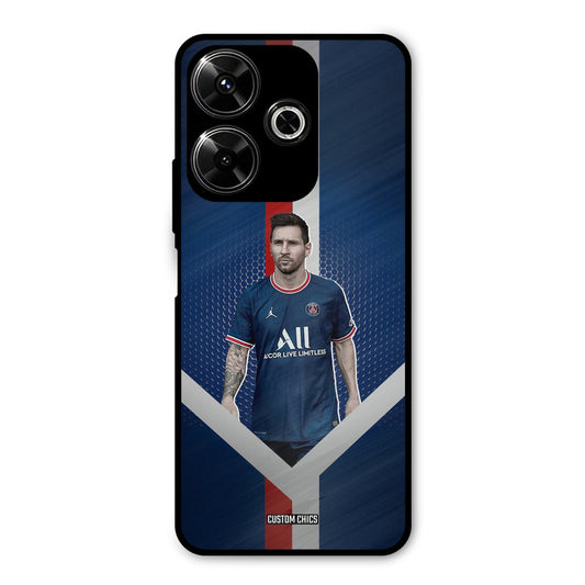 Messi Angle Art Redmi 13 5G Mobile Back Cover - Sports PrintShield Case