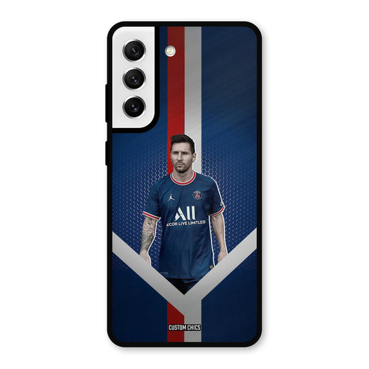 Messi Angle Art Samsung Galaxy S21 FE 5G Mobile Back Cover - Sports PrintShield Case