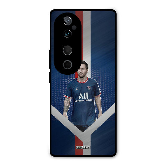 Messi Angle Art Vivo V40 Mobile Back Cover - Sports PrintShield Case