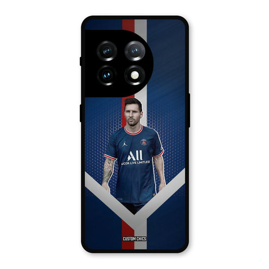 Messi Angle Art OnePlus 11 Mobile Back Cover - Sports PrintShield Case