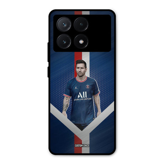 Messi Angle Art Poco X6 Pro Mobile Back Cover - Sports PrintShield Case