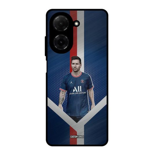 Messi Angle Art Poco C71 Mobile Back Cover - Sports PrintShield Case