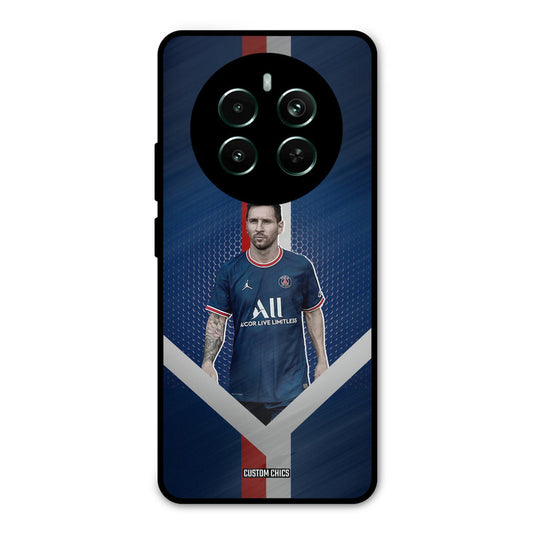 Messi Angle Art Realme 12 Plus Mobile Back Cover - Sports PrintShield Case