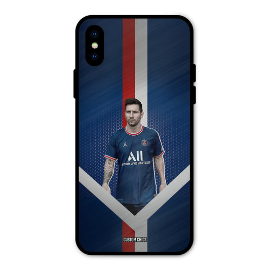 Messi Angle Art iPhone X Mobile Back Cover - Sports PrintShield Case