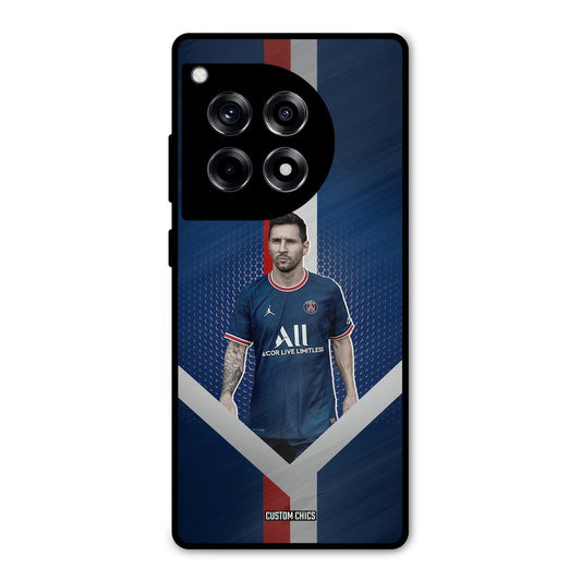 Messi Angle Art OnePlus 12R Mobile Back Cover - Sports PrintShield Case