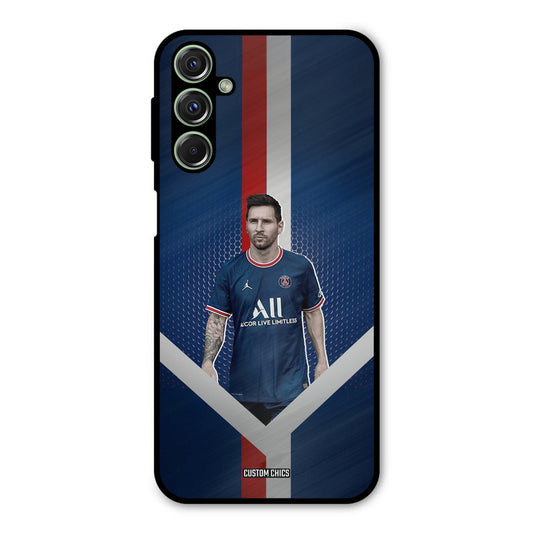 Messi Angle Art Samsung Galaxy M34 Mobile Back Cover - Sports PrintShield Case