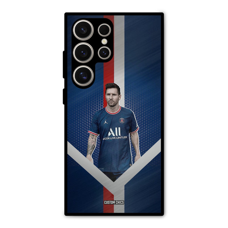 Messi Angle Art Samsung Galaxy S24 Ultra Mobile Back Cover - Sports PrintShield Case
