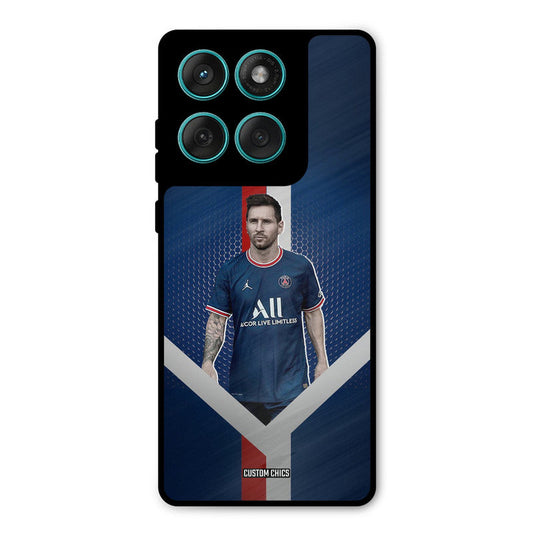 Messi Angle Art Motorola Edge 60 Mobile Back Cover - Sports PrintShield Case