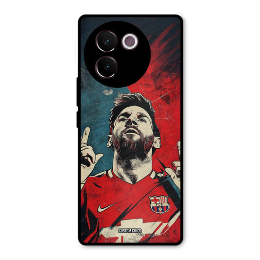Messi Art Vivo V30e Mobile Back Cover - Sports PrintShield Case