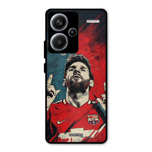 Messi Art Redmi Note 13 Pro Plus Mobile Back Cover - Sports PrintShield Case
