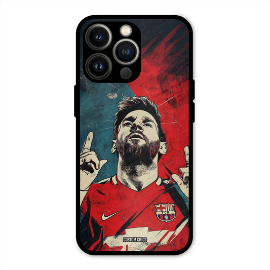 Messi Art  iPhone 13 Pro Mobile Back Cover - Sports PrintShield Case