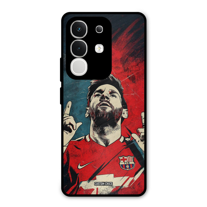 Messi Art Vivo T4x Mobile Back Cover - Sports PrintShield Case