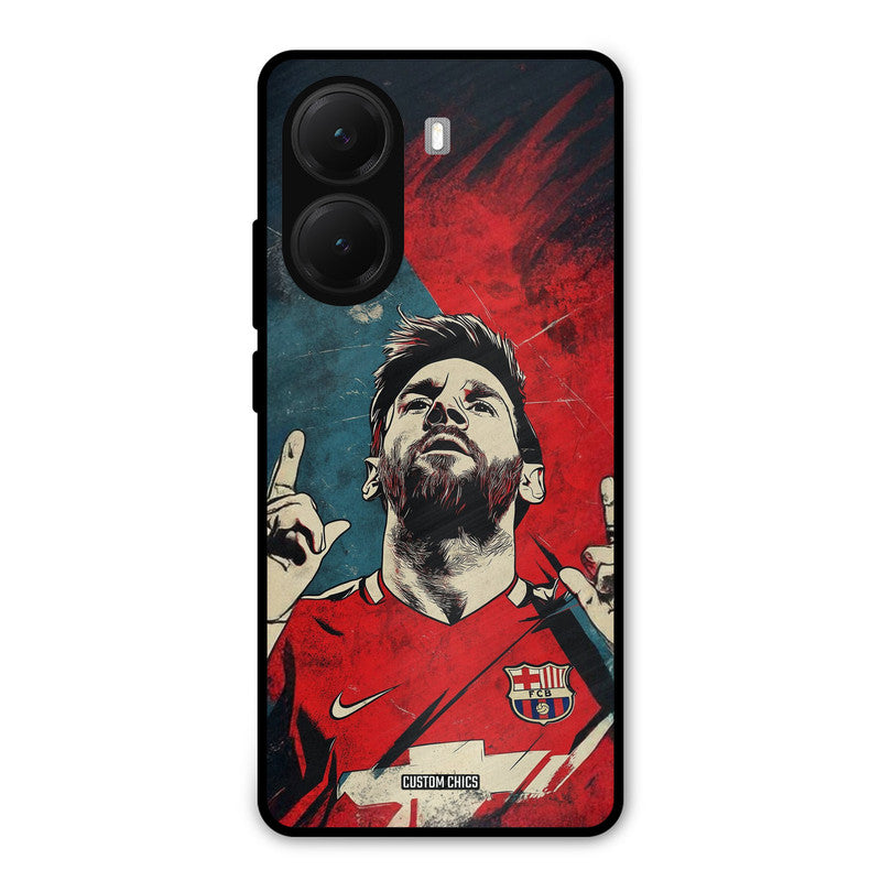 Messi Art Poco X7 Pro Mobile Back Cover - Sports PrintShield Case