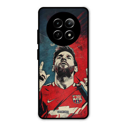 Messi Art Realme Narzo N65 Mobile Back Cover - Sports PrintShield Case
