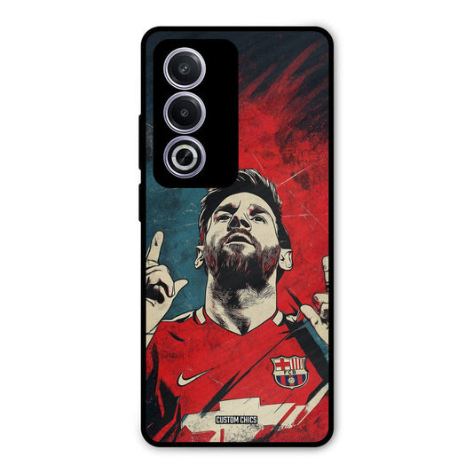 Messi Art Oppo K12x Mobile Back Cover - Sports PrintShield Case