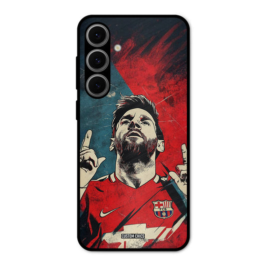 Messi Art Samsung Galaxy S24 Mobile Back Cover - Sports PrintShield Case