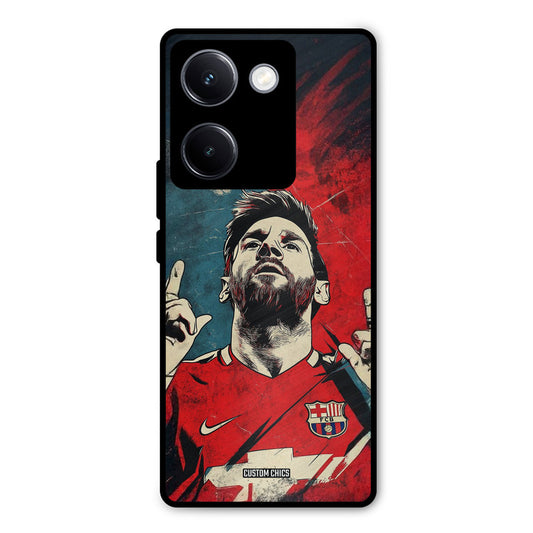 Messi Art Vivo Y300 Plus Mobile Back Cover - Sports PrintShield Case
