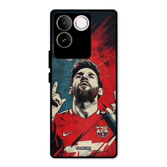 Messi Art iQOO Z7 Pro Mobile Back Cover - Sports PrintShield Case