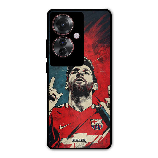 Messi Art Oppo F25 Pro Mobile Back Cover - Sports PrintShield Case