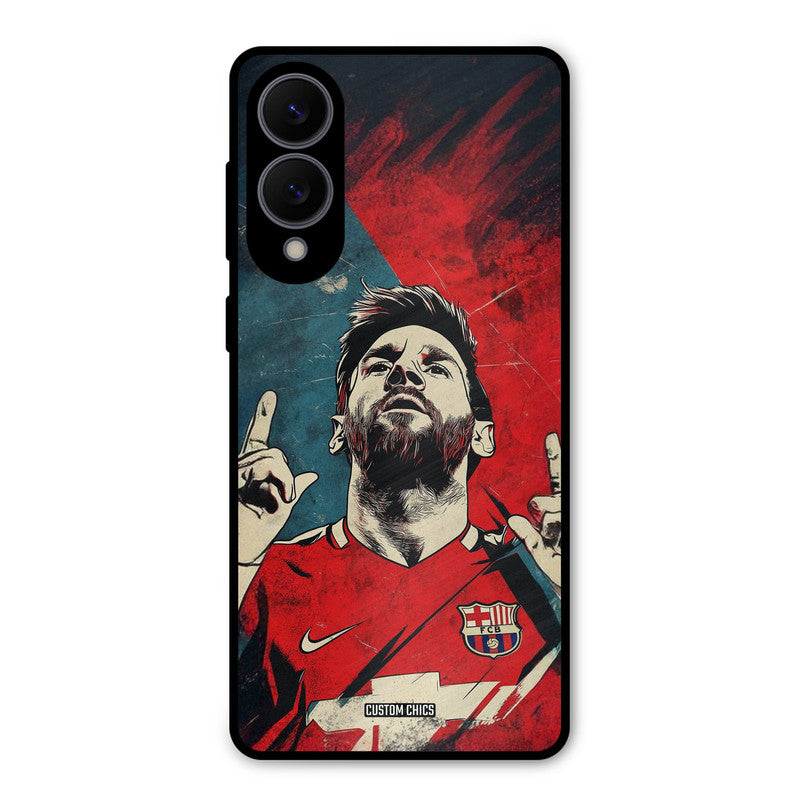 Messi Art Samsung Galaxy S25 Edge Mobile Back Cover - Sports PrintShield Case