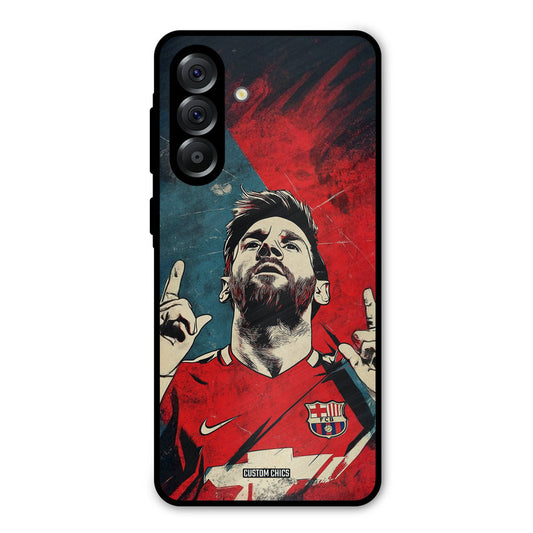 Messi Art Samsung Galaxy A36 Mobile Back Cover - Sports PrintShield Case