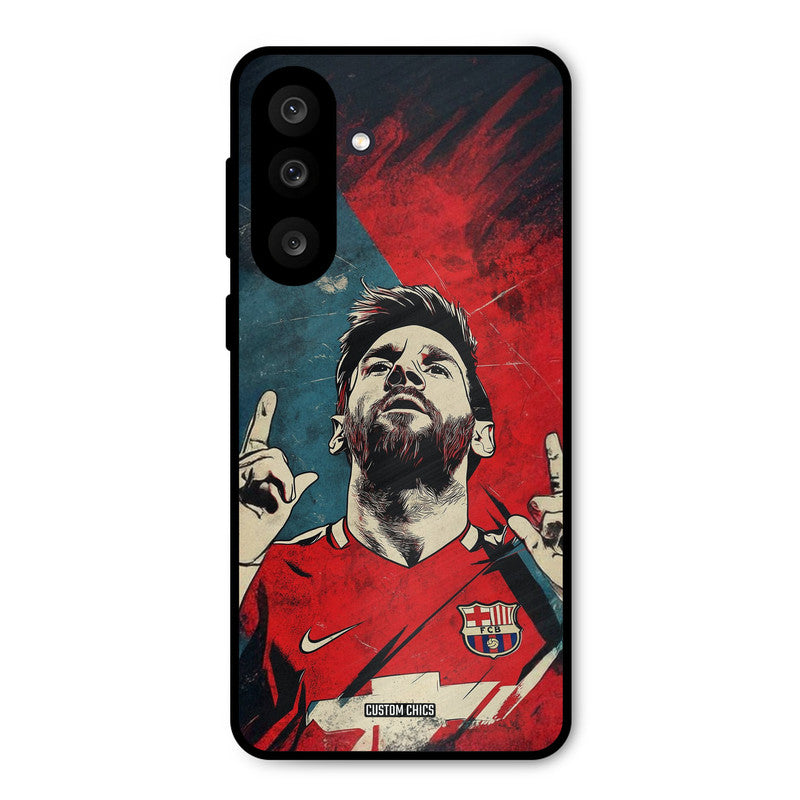 Messi Art Samsung Galaxy M56 Mobile Back Cover - Sports PrintShield Case