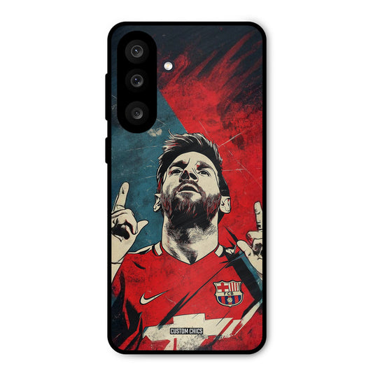 Messi Art Samsung Galaxy M56 Mobile Back Cover - Sports PrintShield Case