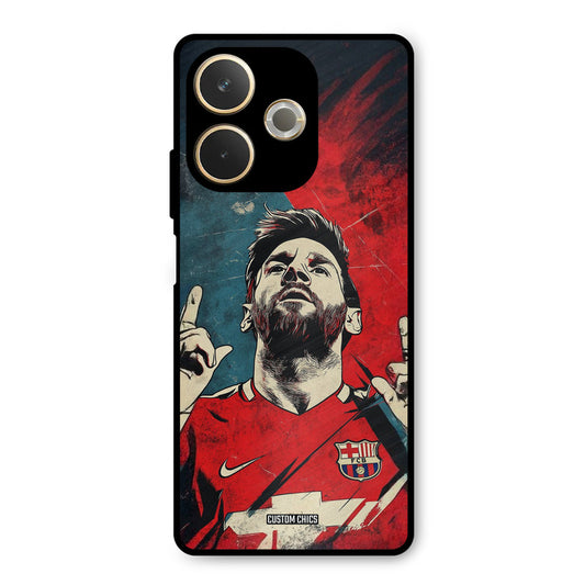 Messi Art Oppo A5 Pro Mobile Back Cover - Sports PrintShield Case
