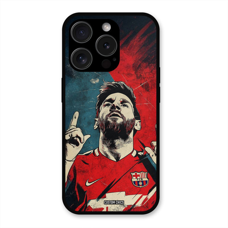 Messi Art  iPhone 15 Pro Max Mobile Back Cover - Sports PrintShield Case