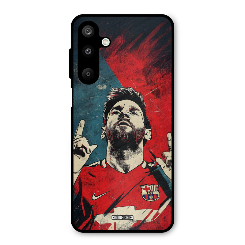 Messi Art Samsung Galaxy M16 Mobile Back Cover - Sports PrintShield Case