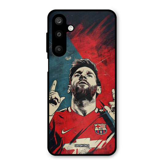 Messi Art Samsung Galaxy M16 Mobile Back Cover - Sports PrintShield Case