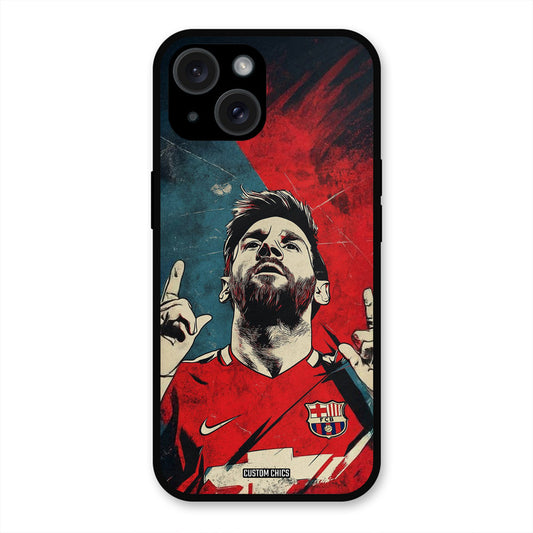 Messi Art  iPhone 15 Plus Mobile Back Cover - Sports PrintShield Case