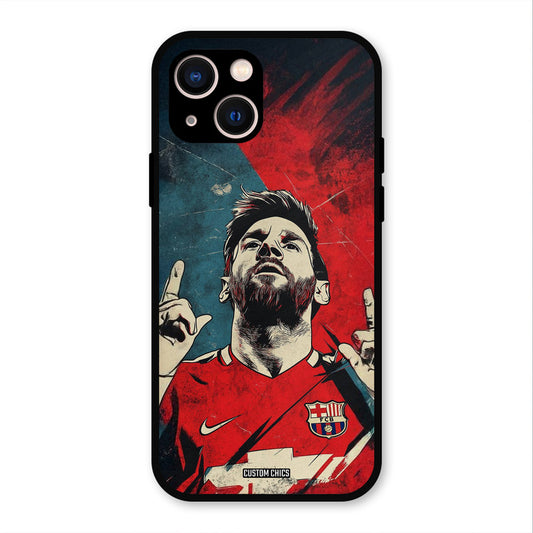 Messi Art  iPhone 13 Mobile Back Cover - Sports PrintShield Case