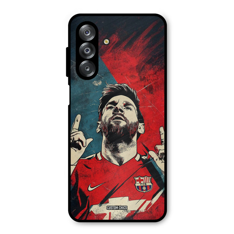 Messi Art Samsung Galaxy A26 Mobile Back Cover - Sports PrintShield Case