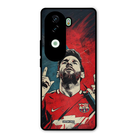 Messi Art Vivo V40e Mobile Back Cover - Sports PrintShield Case