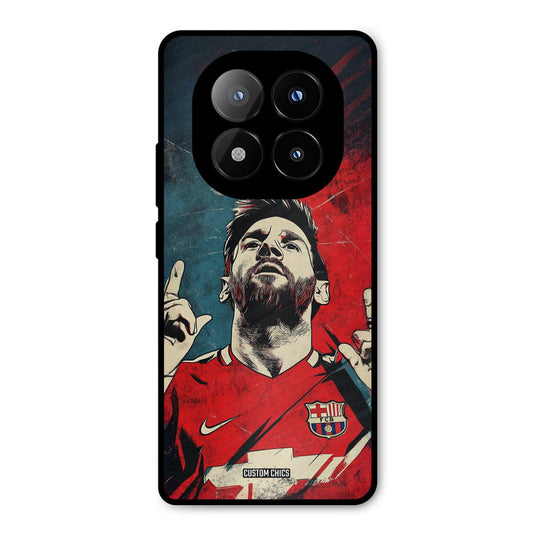 Messi Art Redmi Note 14 Pro Plus 5G Mobile Back Cover - Sports PrintShield Case