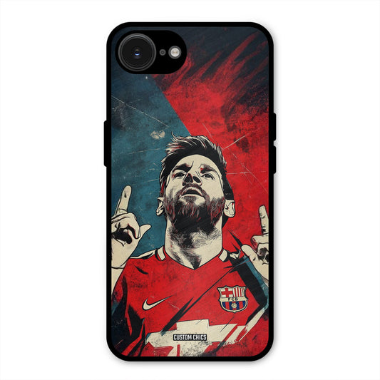 Messi Art iPhone 16e Mobile Back Cover - Sports PrintShield Case