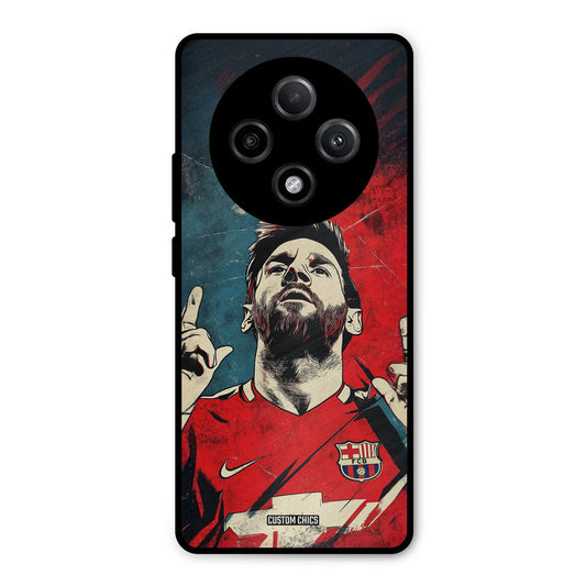 Messi Art Oppo F27 Pro Plus 5G Mobile Back Cover - Sports PrintShield Case
