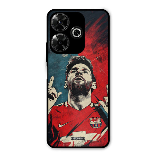 Messi Art Redmi 13 5G Mobile Back Cover - Sports PrintShield Case