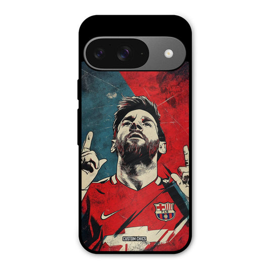 Messi Art Google Pixel 9 Mobile Back Cover - Sports PrintShield Case