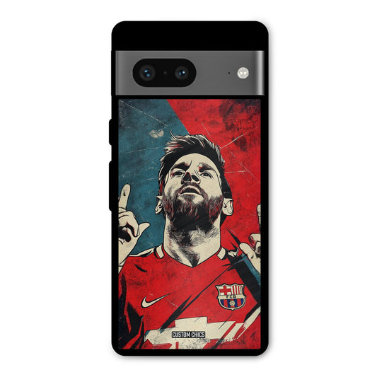 Messi Art Google Pixel 7 Mobile Back Cover - Sports PrintShield Case