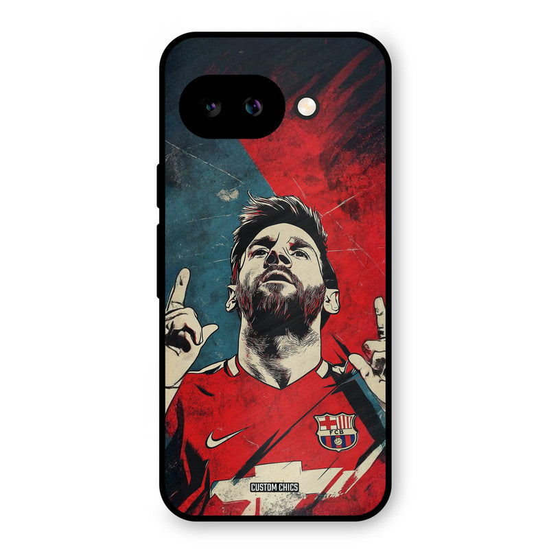 Messi Art Google Pixel 9A Mobile Back Cover - Sports PrintShield Case
