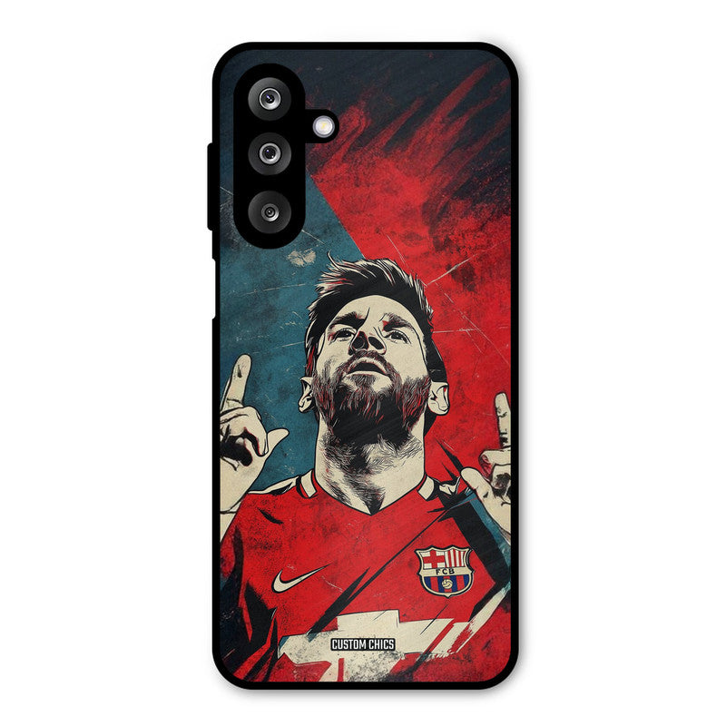 Messi Art Samsung Galaxy M36 Mobile Back Cover - Sports PrintShield Case