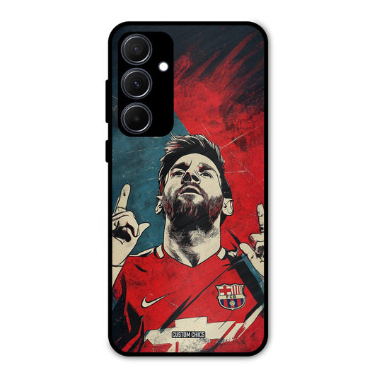 Messi Art Samsung Galaxy A35 5G Mobile Back Cover - Sports PrintShield Case