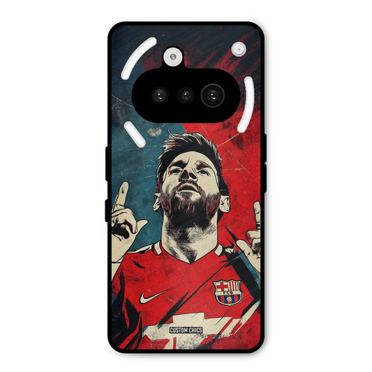 Messi Art Nothing Phone 3A Mobile Back Cover - Sports PrintShield Case